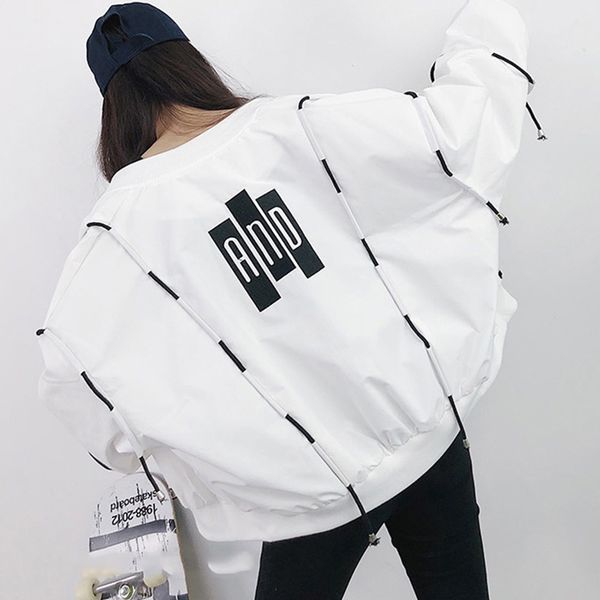 women's jackets europe female loose streetwear basic coat hip hop vintage bomber jacket bf printed harajuku baseball, Black;brown
women's jackets europe female loose streetwear basic coat hip hop vintage bomber jacket bf printed harajuku baseball, Black;brown