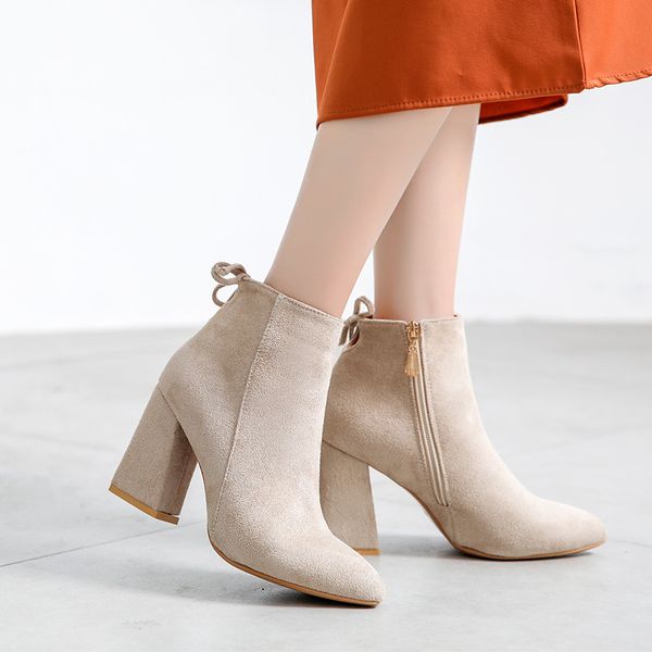 2019 winter women shoes woman boots high heels ankle boots woman shoes booties women drop shipping, Black
2019 winter women shoes woman boots high heels ankle boots woman shoes booties women drop shipping, Black