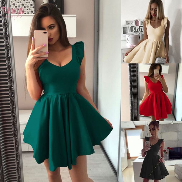 summer sale 2020 womens female solid dress sleeveless v neck party cocktail ladies mini bodycon dress vestido 111, Black;gray
summer sale 2020 womens female solid dress sleeveless v neck party cocktail ladies mini bodycon dress vestido 111, Black;gray