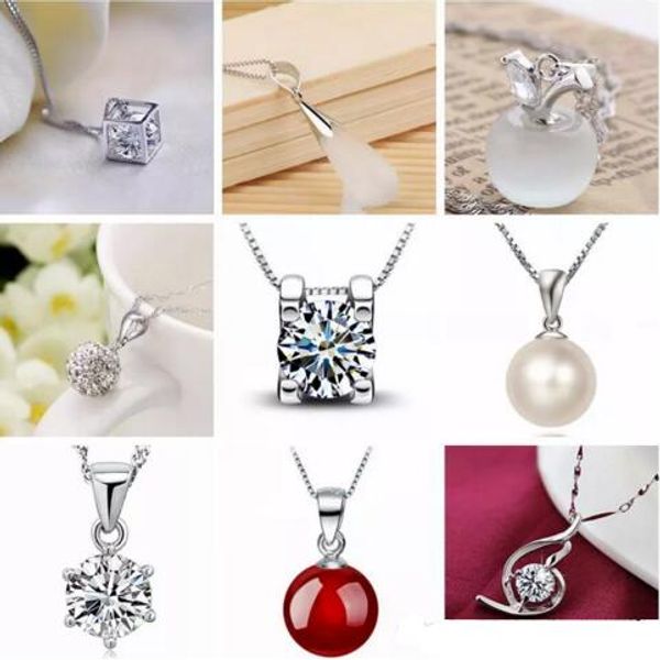45 styles 925 sterling silver pendant necklace without chain fashion charms pendants necklaces pearl crystal flower pendants
45 styles 925 sterling silver pendant necklace without chain fashion charms pendants necklaces pearl crystal flower pendants