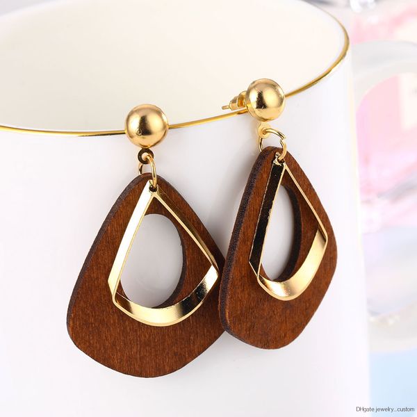 Custom Earrings Europe And The United States Retro Wood Earrings Geometric Earrings Long Earring Female Gift 2019
Custom Earrings Europe And The United States Retro Wood Earrings Geometric Earrings Long Earring Female Gift 2019