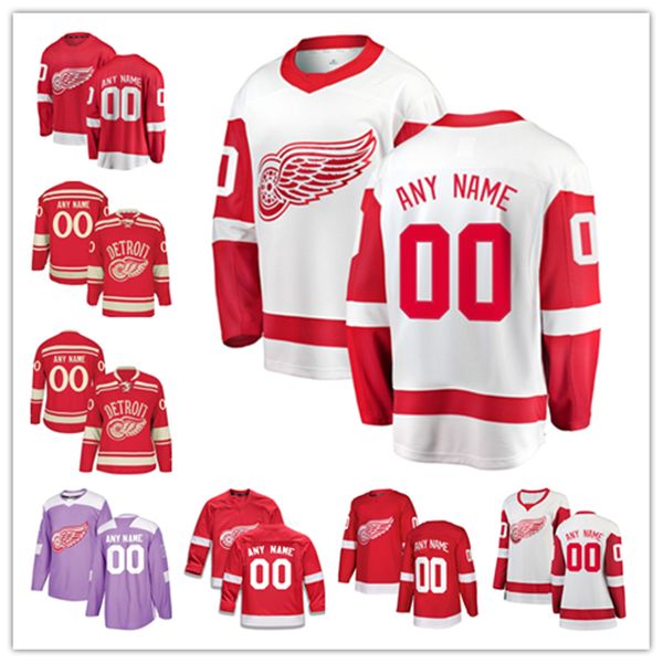 Custom Detroit Red Wings Jersey Fanatics Branded Tyler Bertuzzi Gordie Howe Niklas Kronwall Ice Hockey Jerseys
Custom Detroit Red Wings Jersey Fanatics Branded Tyler Bertuzzi Gordie Howe Niklas Kronwall Ice Hockey Jerseys