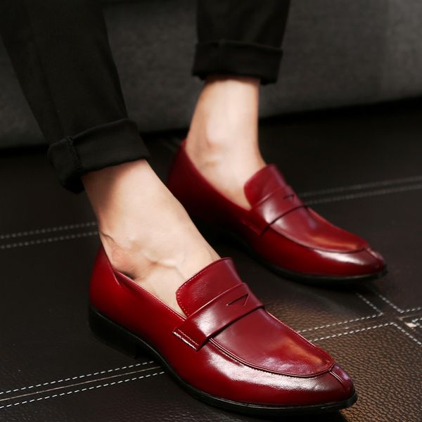 2019 man leather shoes fashion shoes casual wedding party wingtip dress breathable loafer luxury designer plus size, Black
2019 man leather shoes fashion shoes casual wedding party wingtip dress breathable loafer luxury designer plus size, Black