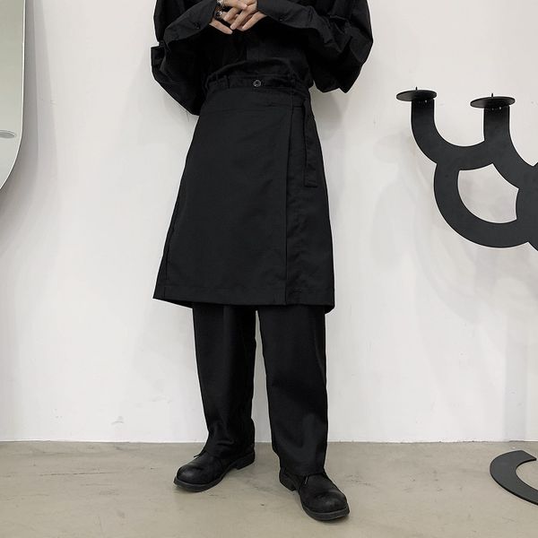 new male dark black punk gothic trousers stage clothing men japan streetwear casual straight skirt pant
new male dark black punk gothic trousers stage clothing men japan streetwear casual straight skirt pant