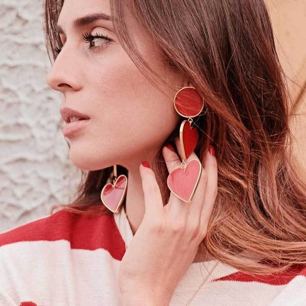 diezi exaggeration punk girls fashion red big heart dangle drop earrings for women ladies statement earrings 2019 new jewelry, Silver
diezi exaggeration punk girls fashion red big heart dangle drop earrings for women ladies statement earrings 2019 new jewelry, Silver