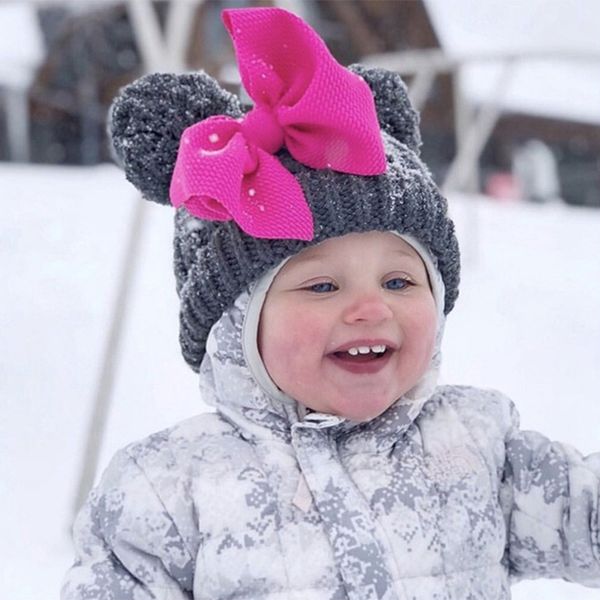 caps & hats autumn winter cute baby knitted warm infant girls beanie big bowknot kids hat cartoon double pompom cap, Yellow
caps & hats autumn winter cute baby knitted warm infant girls beanie big bowknot kids hat cartoon double pompom cap, Yellow