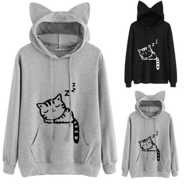 Fashion Casual Women Ladies Long Sleeve Hoodie Sweatshirt Jumper Cotton Hooded Pullover Casual Clothes
Fashion Casual Women Ladies Long Sleeve Hoodie Sweatshirt Jumper Cotton Hooded Pullover Casual Clothes