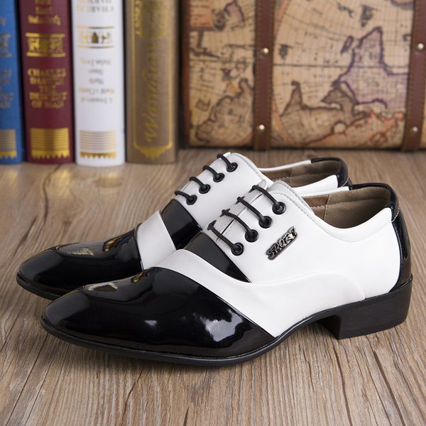 2019 new quality leather men's shoes soft man dress shoes plus size point toe man leather zapatos de hombre y5-48, Black
2019 new quality leather men's shoes soft man dress shoes plus size point toe man leather zapatos de hombre y5-48, Black