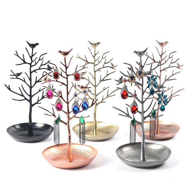 new creative jewelry display rack bird metal retro earring stand ear stud holder rack necklace display shelf jewelry showcase, Pink;blue
new creative jewelry display rack bird metal retro earring stand ear stud holder rack necklace display shelf jewelry showcase, Pink;blue