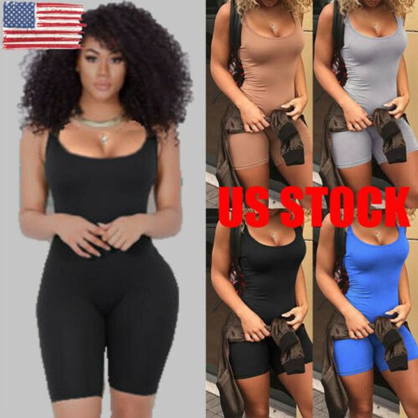 us womens sleeveless playsuit bodysuit solid stretch ladies short pants body jumpsuit new, Black;white
us womens sleeveless playsuit bodysuit solid stretch ladies short pants body jumpsuit new, Black;white