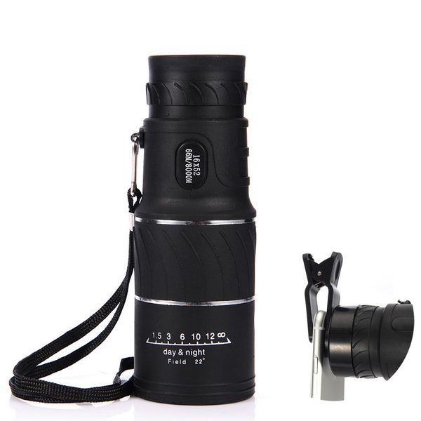 16x52 zoom hunting watch binoculars monocular telescope outdoor optical spotting scope for mobile phone
16x52 zoom hunting watch binoculars monocular telescope outdoor optical spotting scope for mobile phone