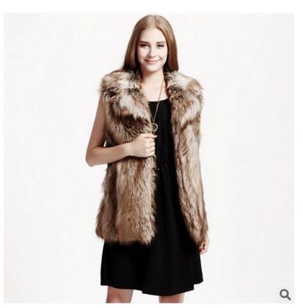womens faux raccoon fur long section spring and autumn vests casual female large size sleeveless man-made fur waistcoat j1546, Black;white
womens faux raccoon fur long section spring and autumn vests casual female large size sleeveless man-made fur waistcoat j1546, Black;white