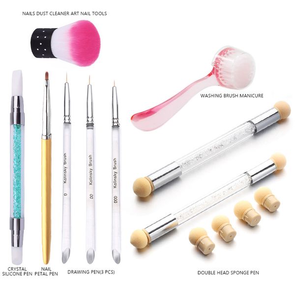 9pcs nail tool set brushed gel brush smudge pen set professional nail polish painting flower pen drawing
9pcs nail tool set brushed gel brush smudge pen set professional nail polish painting flower pen drawing