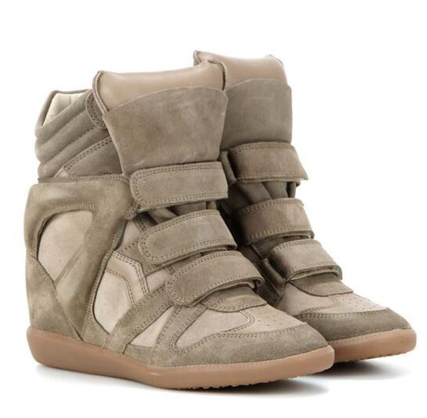 box shoes isabel bekett leather and suede fashion designer classic marant genuine leather height increasing shoes, Black;white
box shoes isabel bekett leather and suede fashion designer classic marant genuine leather height increasing shoes, Black;white