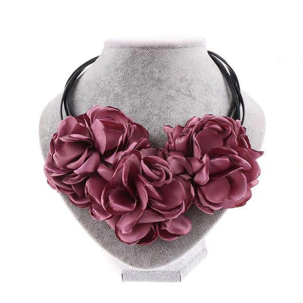 new fashion bohemia fabric rose flower choker necklace 1pcs vintage women statement necklace 2019 new arrival jewelry, Golden;silver
new fashion bohemia fabric rose flower choker necklace 1pcs vintage women statement necklace 2019 new arrival jewelry, Golden;silver