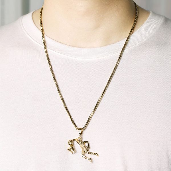 wholesale stainless steel sports basket charms pendant necklaces gold/black color man punk jewelry for hip hop men11, Silver
wholesale stainless steel sports basket charms pendant necklaces gold/black color man punk jewelry for hip hop men11, Silver