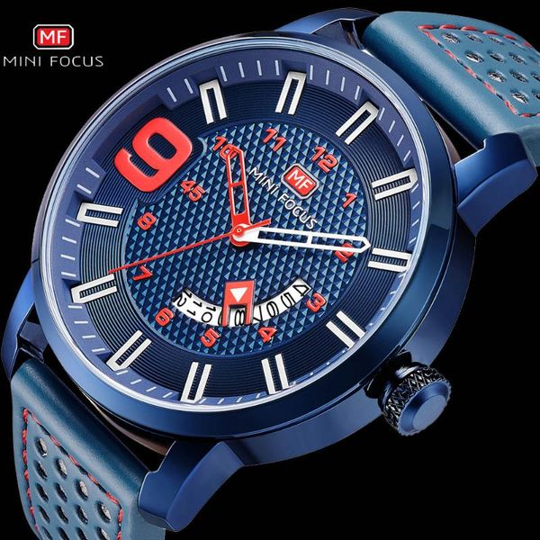 mini focus sport marine quartz watch men ocean blue leather strap 3atm waterproof calendar display mens watches top, Slivery;brown
mini focus sport marine quartz watch men ocean blue leather strap 3atm waterproof calendar display mens watches top, Slivery;brown