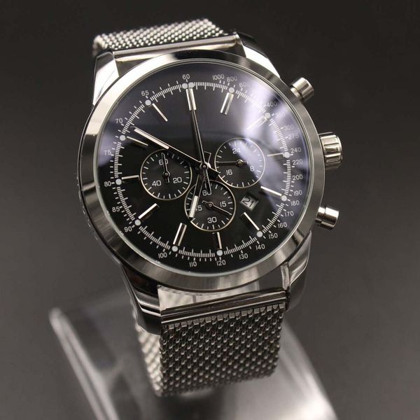 black dial transoean seawolf quartz chronograph 46 men wristwatches navitimer montbrillant steel strap br 1884 outdoor mens watch watches, Slivery;brown
black dial transoean seawolf quartz chronograph 46 men wristwatches navitimer montbrillant steel strap br 1884 outdoor mens watch watches, Slivery;brown