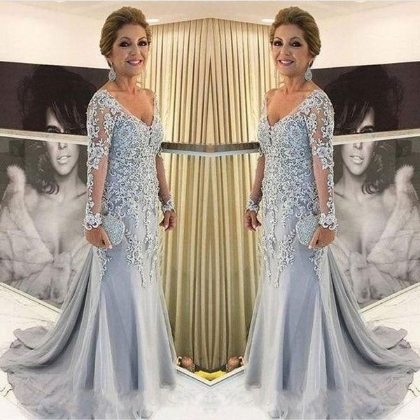 lace light sky blue sweep train tulle v neck plus size sheath mother of the bride dresses long sleeve formal vintage evening gowns, Black;red
lace light sky blue sweep train tulle v neck plus size sheath mother of the bride dresses long sleeve formal vintage evening gowns, Black;red
