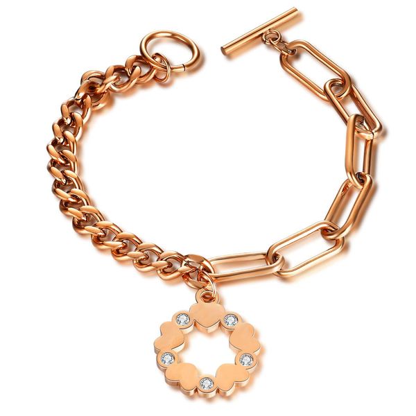 new fashion gold plated ot titanium stainless steel cuban link chain toggle buckle bracelets chains bracelet jewelry gifts for lovers, Black
new fashion gold plated ot titanium stainless steel cuban link chain toggle buckle bracelets chains bracelet jewelry gifts for lovers, Black