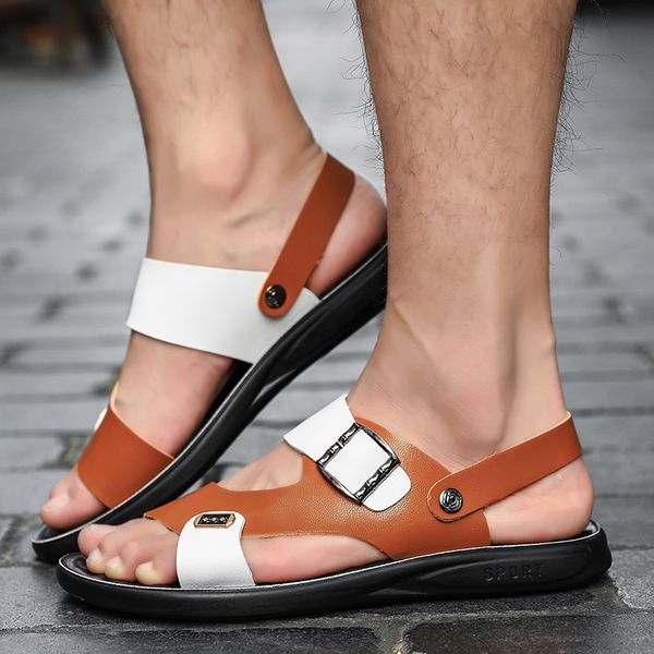 2019 new men's sandals casual leather shoes man summer flat beach sandal male slippers outdoor sandals for men slipper, Black
2019 new men's sandals casual leather shoes man summer flat beach sandal male slippers outdoor sandals for men slipper, Black