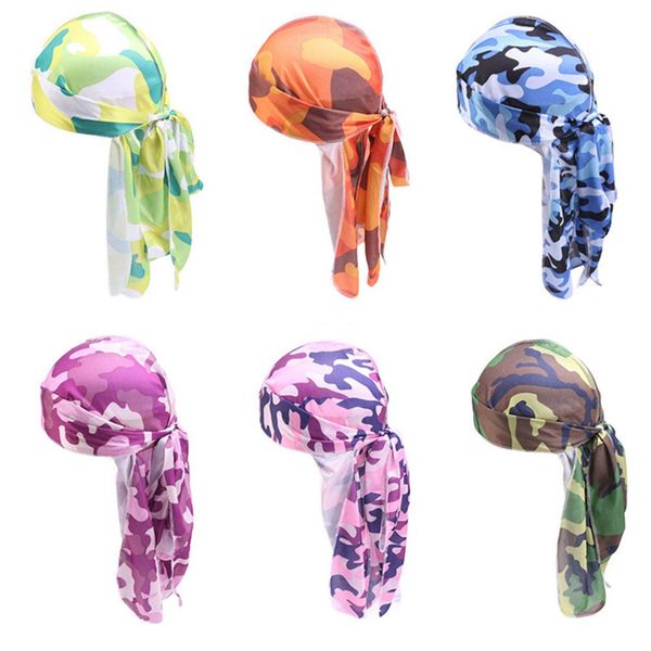 fashion camo men's silky durags turban print men silk durag headwear bandans headband hair accessories pirate hat waves rags, Silver
fashion camo men's silky durags turban print men silk durag headwear bandans headband hair accessories pirate hat waves rags, Silver