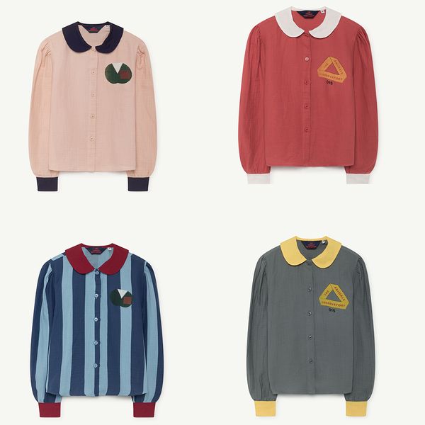 2019 autumn kids blouse baby girls clothes tao brand long sleeved stripes shirt children clothing turn-down collar t-shirt t200413, Blue
2019 autumn kids blouse baby girls clothes tao brand long sleeved stripes shirt children clothing turn-down collar t-shirt t200413, Blue