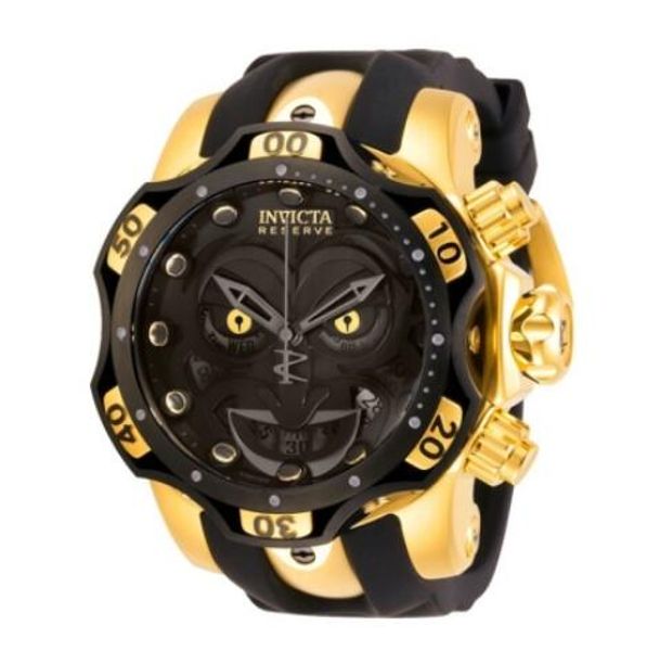 invicta reserve model - 30063 dc comics joker venom limited edition swiss quartz chronograp silicone belt quartz watch, Slivery;brown
invicta reserve model - 30063 dc comics joker venom limited edition swiss quartz chronograp silicone belt quartz watch, Slivery;brown