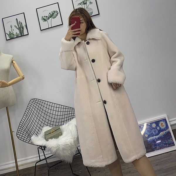 huyou genuine wool granule suede big size women's long fur coat casual style suede leather real fur jacket for women, Black
huyou genuine wool granule suede big size women's long fur coat casual style suede leather real fur jacket for women, Black