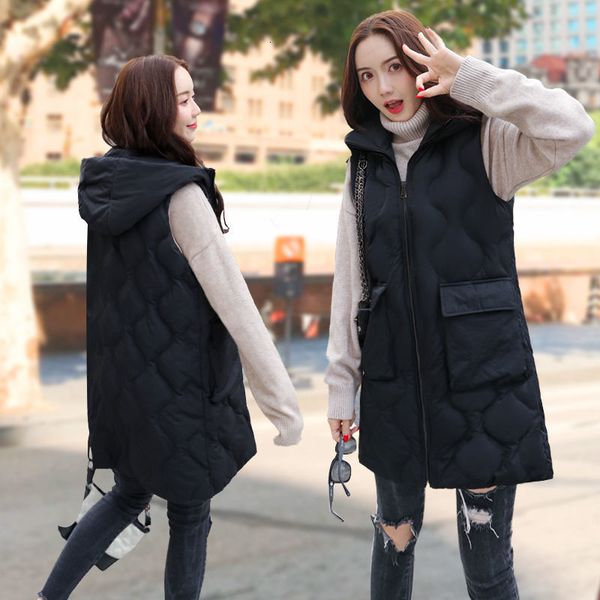 down jacket women 2019 winter sleeveless pocket outwear ultra light duck down warm female coat female, Black
down jacket women 2019 winter sleeveless pocket outwear ultra light duck down warm female coat female, Black