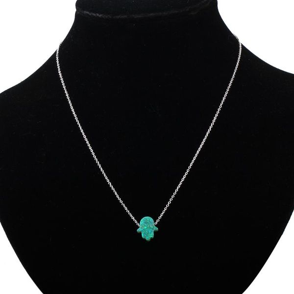 11*13mm hand opal pendant necklace, 925 sterling silver op11 green hamsa opal necklace
11*13mm hand opal pendant necklace, 925 sterling silver op11 green hamsa opal necklace