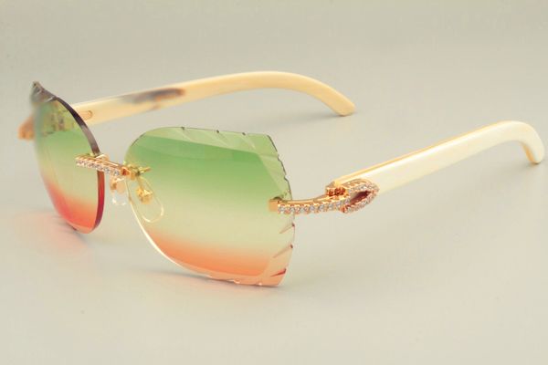 2019 fashion engraving lens natural white horns mirror legs sunglasses diamond series sunglasses b8300817 size: 58-18-135mm, White;black
2019 fashion engraving lens natural white horns mirror legs sunglasses diamond series sunglasses b8300817 size: 58-18-135mm, White;black