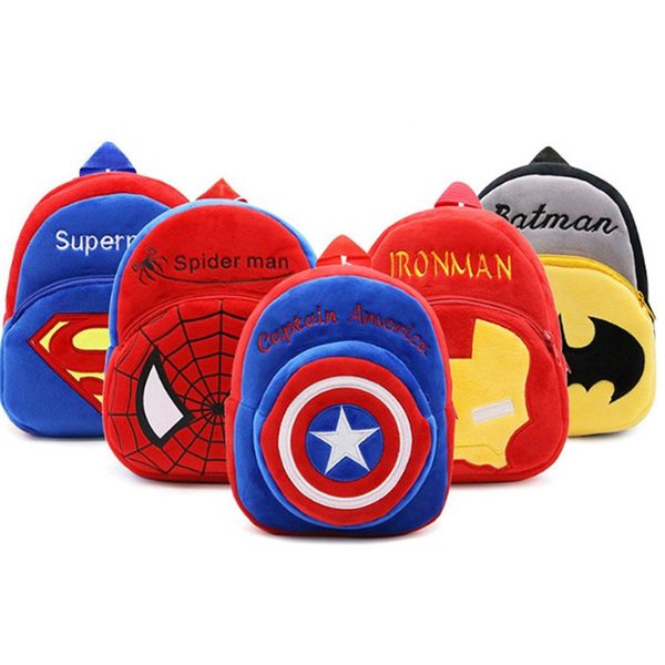 1-3 years plush backpack cartoon the avengers superman captain america spiderman batman ironman baby school bag plush toy bag
1-3 years plush backpack cartoon the avengers superman captain america spiderman batman ironman baby school bag plush toy bag