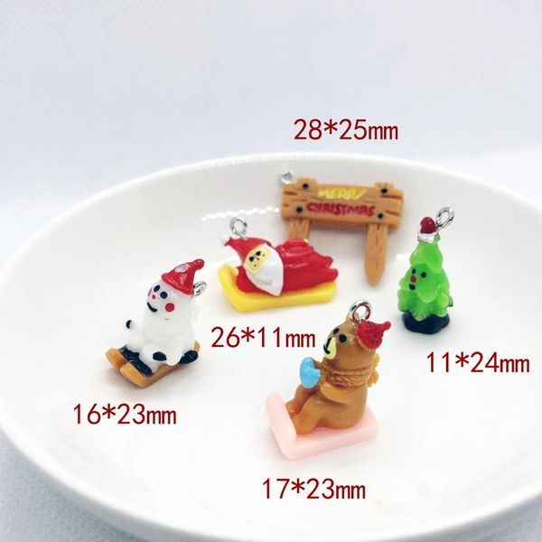 5pcs kawaii 3d resin merry christmas tree series charms pendants for diy micro landscape decoration keychain accessories ll126, Bronze;silver
5pcs kawaii 3d resin merry christmas tree series charms pendants for diy micro landscape decoration keychain accessories ll126, Bronze;silver