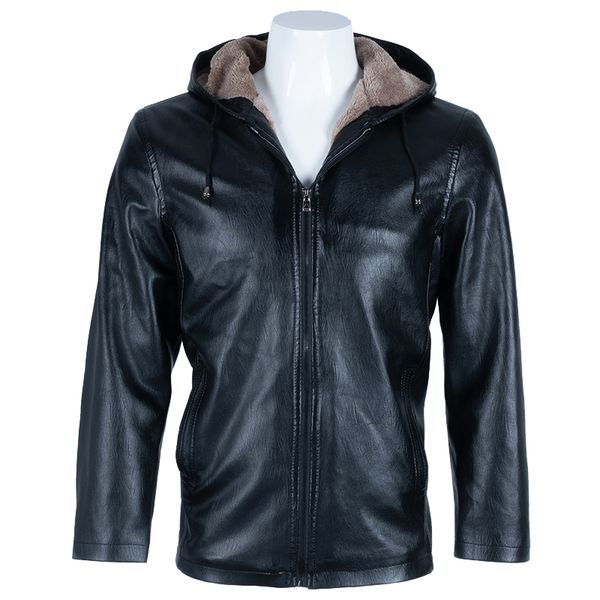 changniu black pu leather jackets full sleeve autumn winter warm leather jackets coats casual outwear zipper hooded coat solid
changniu black pu leather jackets full sleeve autumn winter warm leather jackets coats casual outwear zipper hooded coat solid