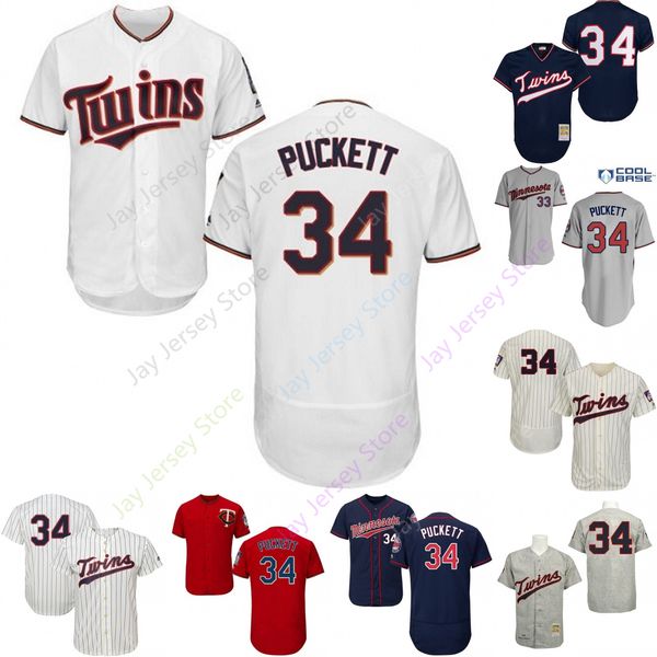 Custom Minnesota 34 Kirby Puckett Jersey Twins Jerseys Cool Base Flexbase White Black Red Grey Home Away Men Women Youth All Stitched
Custom Minnesota 34 Kirby Puckett Jersey Twins Jerseys Cool Base Flexbase White Black Red Grey Home Away Men Women Youth All Stitched