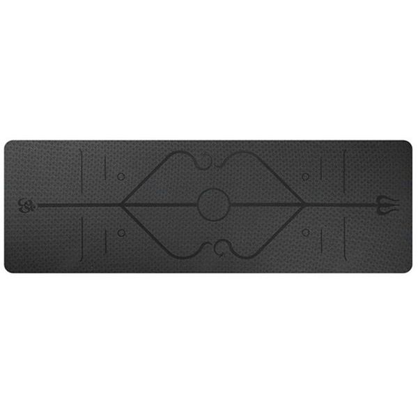 183 x 61cm tpe anti-slip carpet mat with body line 6mm multi-functional green yoga mat black #8
183 x 61cm tpe anti-slip carpet mat with body line 6mm multi-functional green yoga mat black #8