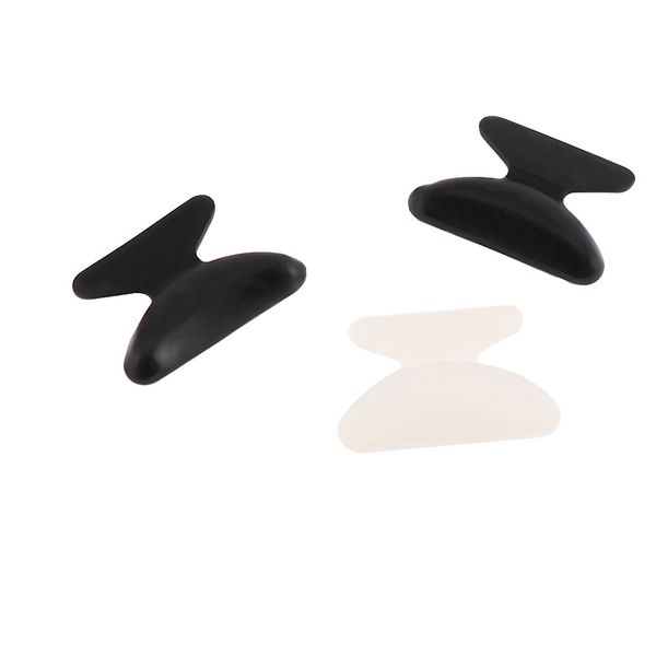 5 pair glasses nose pads adhesive silicone nose pads non-slip white black thin nosepads for glasses eyeglasses sunglasses, Silver
5 pair glasses nose pads adhesive silicone nose pads non-slip white black thin nosepads for glasses eyeglasses sunglasses, Silver