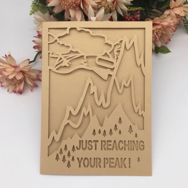 50pcs /lot just reaching your peak words wedding invitation cards study work hard cards invite climbing supplies, Black
50pcs /lot just reaching your peak words wedding invitation cards study work hard cards invite climbing supplies, Black