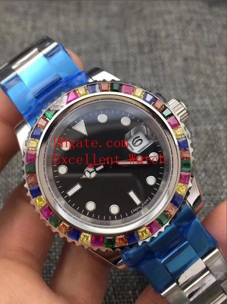 3 sell mens watches 40 mm 116695 stainless steel rainbow diamond bezel sapphire glass asia 2813 automatic rubber strap mens watch wat, Slivery;brown
3 sell mens watches 40 mm 116695 stainless steel rainbow diamond bezel sapphire glass asia 2813 automatic rubber strap mens watch wat, Slivery;brown