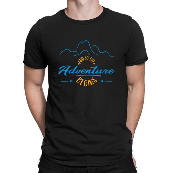 adventure tshirt stylish gift summer style popular men's tshirt tee o neck custom anlarach letters, White;black
adventure tshirt stylish gift summer style popular men's tshirt tee o neck custom anlarach letters, White;black