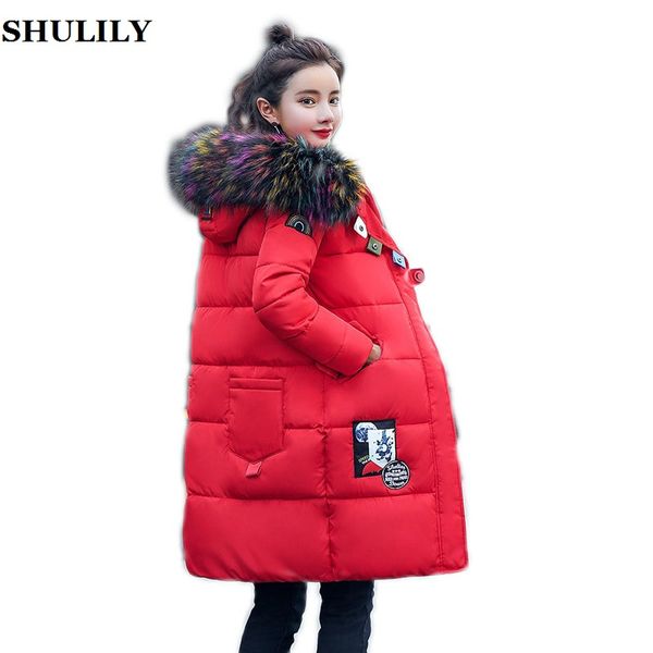 fashion thick warm winter jacket women cotton large collars down jacket long casual slim outwear parkas women coat plus size, Black
fashion thick warm winter jacket women cotton large collars down jacket long casual slim outwear parkas women coat plus size, Black