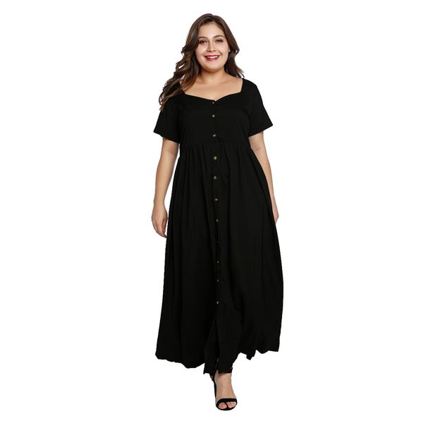 womens plus size long dresses oversized loose plain short sleeve maxi swing shift dress l-4xl, White;black
womens plus size long dresses oversized loose plain short sleeve maxi swing shift dress l-4xl, White;black
