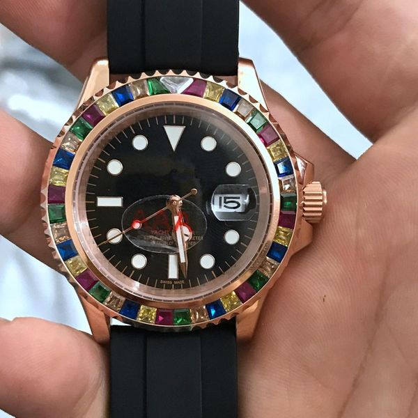 2019 hot sale Mens Watches Yacht Series 116695SATS 40mm Black Dial Leather Strap 2813 Automatic Movement Men Mechanical Watch free shipping
2019 hot sale Mens Watches Yacht Series 116695SATS 40mm Black Dial Leather Strap 2813 Automatic Movement Men Mechanical Watch free shipping