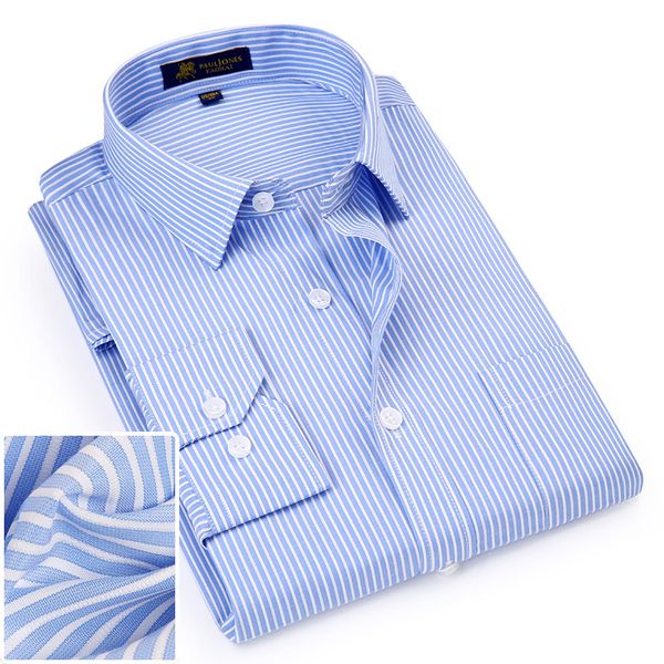 2020 long sleeve striped men dress shirts regular fit easy care classic male social shirt mens clothing, White;black
2020 long sleeve striped men dress shirts regular fit easy care classic male social shirt mens clothing, White;black