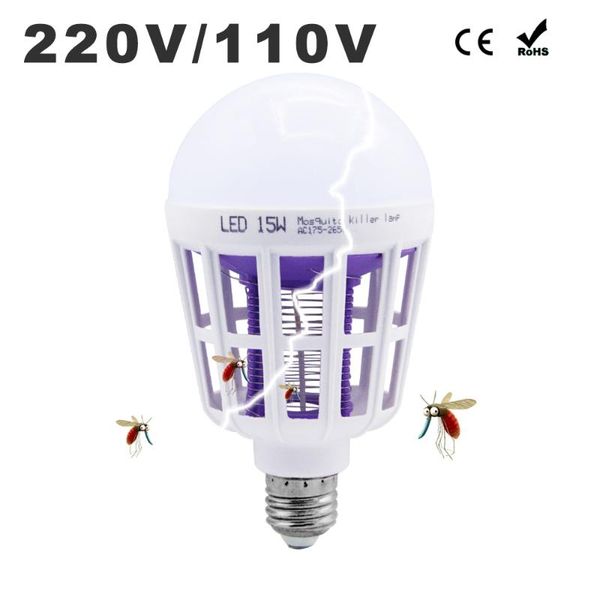 e27 mosquito killer lamp bulb 110v 220v 15w led light bulbs 2 in 1 repellent killing lighting bug zapper energy saving lamps
e27 mosquito killer lamp bulb 110v 220v 15w led light bulbs 2 in 1 repellent killing lighting bug zapper energy saving lamps