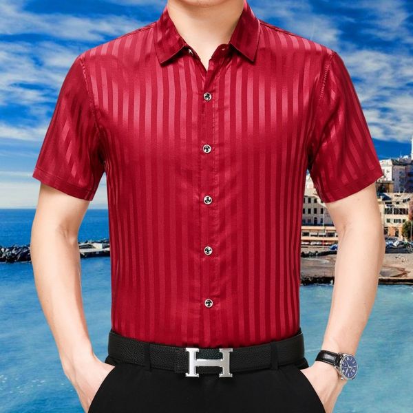 summer 2020 for mens workwear dark blue dresses large sizes striped shirts mens official shirts burgundy plus size clothing silk, White;black
summer 2020 for mens workwear dark blue dresses large sizes striped shirts mens official shirts burgundy plus size clothing silk, White;black