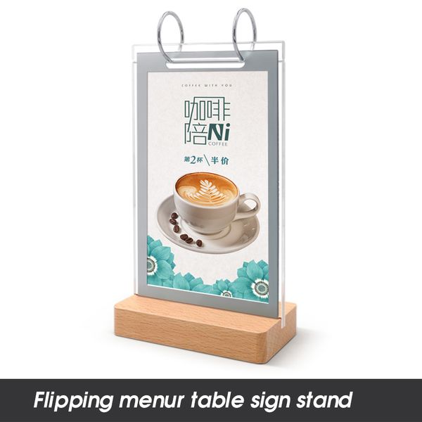 a6/ a5/ a4 acrylic double-sided fip wooden base table card sign holder display stand frame restaurant menu paper price list a6
a6/ a5/ a4 acrylic double-sided fip wooden base table card sign holder display stand frame restaurant menu paper price list a6