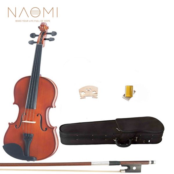 naomi acoustic violin 4/4 violin natural maple wood acoustic violin +case+ rosin+bow for students beginners new
naomi acoustic violin 4/4 violin natural maple wood acoustic violin +case+ rosin+bow for students beginners new