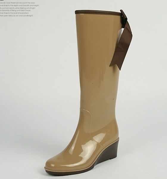 a'am high canister rain zipper ribbon bow boots water shoes, Black;red
a'am high canister rain zipper ribbon bow boots water shoes, Black;red